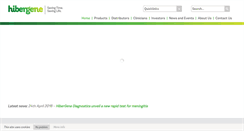 Desktop Screenshot of hibergene.com