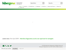 Tablet Screenshot of hibergene.com